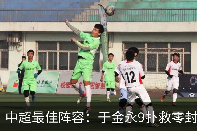中超最佳阵容：于金永9扑救零封海港 津门虎豪取4连胜3将入选